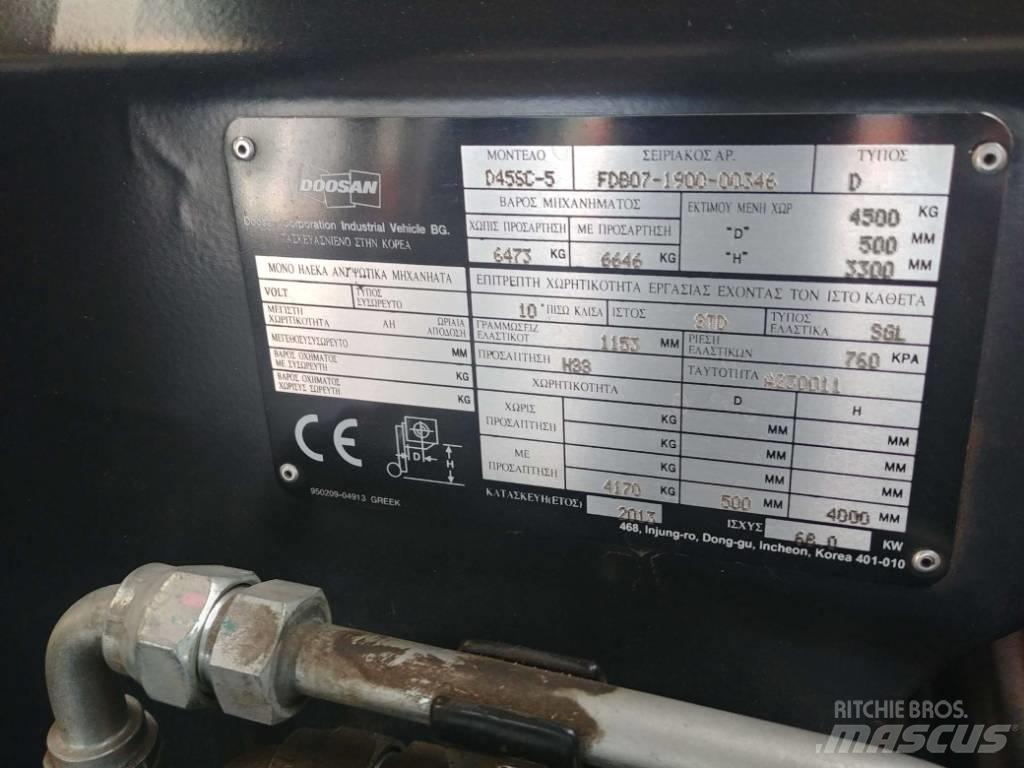 Doosan D45 SC-5 Dieselmotviktstruckar