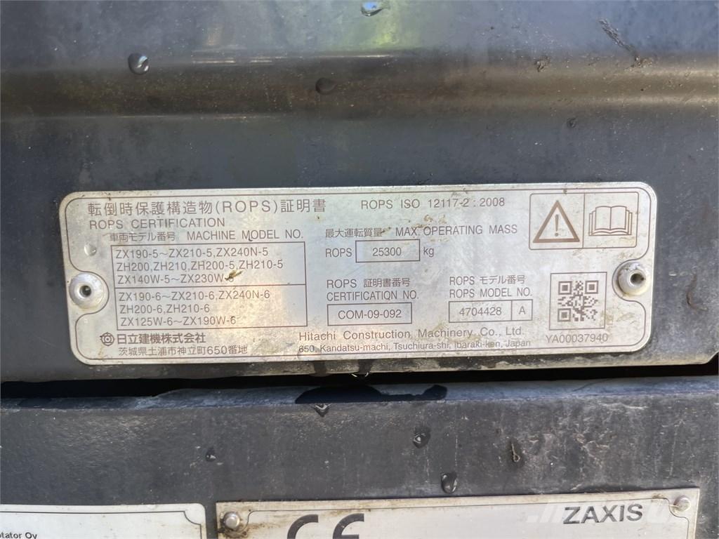 Hitachi ZX 210 LC-6 Bandgrävare