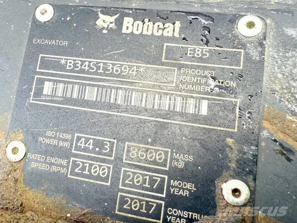Bobcat E 85 Midigrävmaskiner 7t - 12t