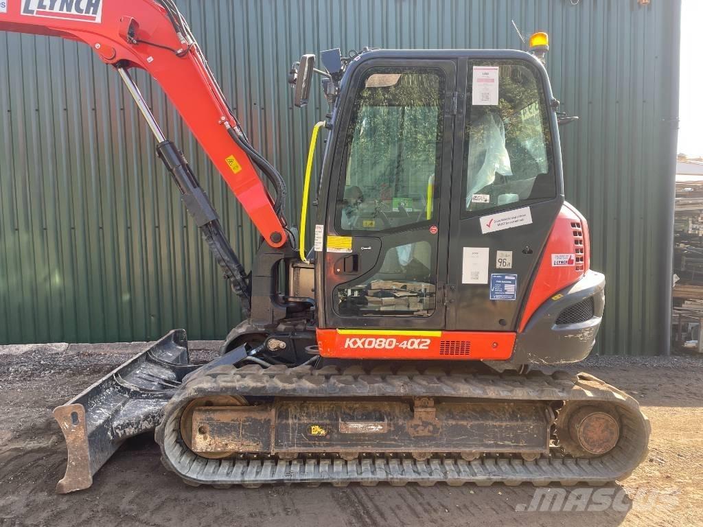 Kubota KX 080-4a2 Midigrävmaskiner 7t - 12t