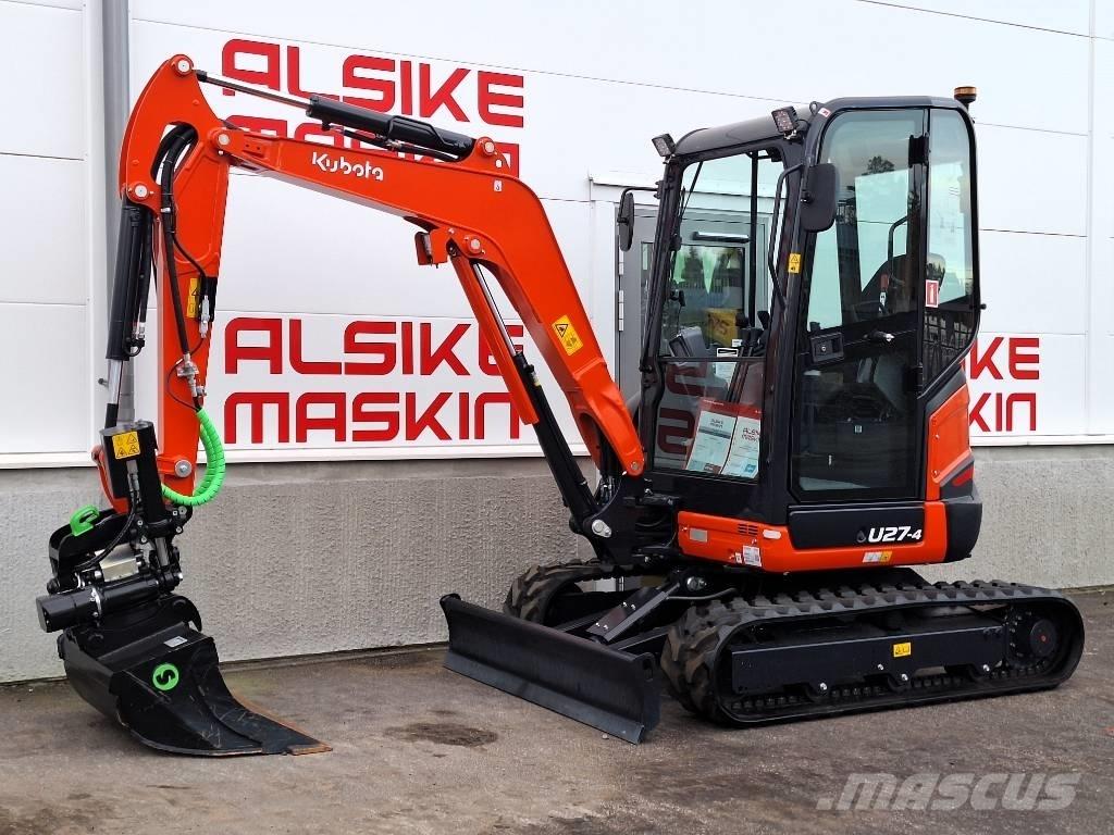 Kubota U 27-4 Minigrävare < 7t