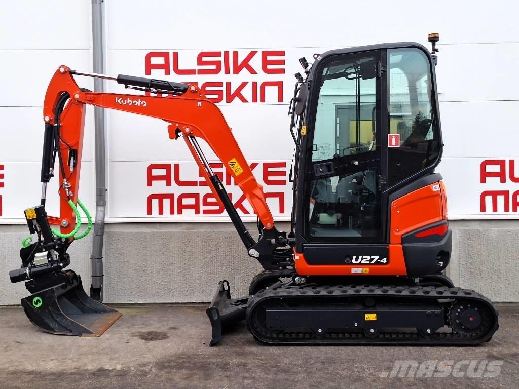 Kubota U 27-4 Minigrävare < 7t