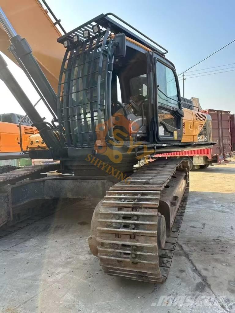 Hyundai Robex 520 VS Bandgrävare