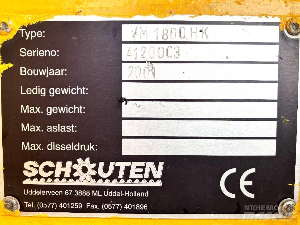 Schouten VM 1800 HK Sopmaskiner