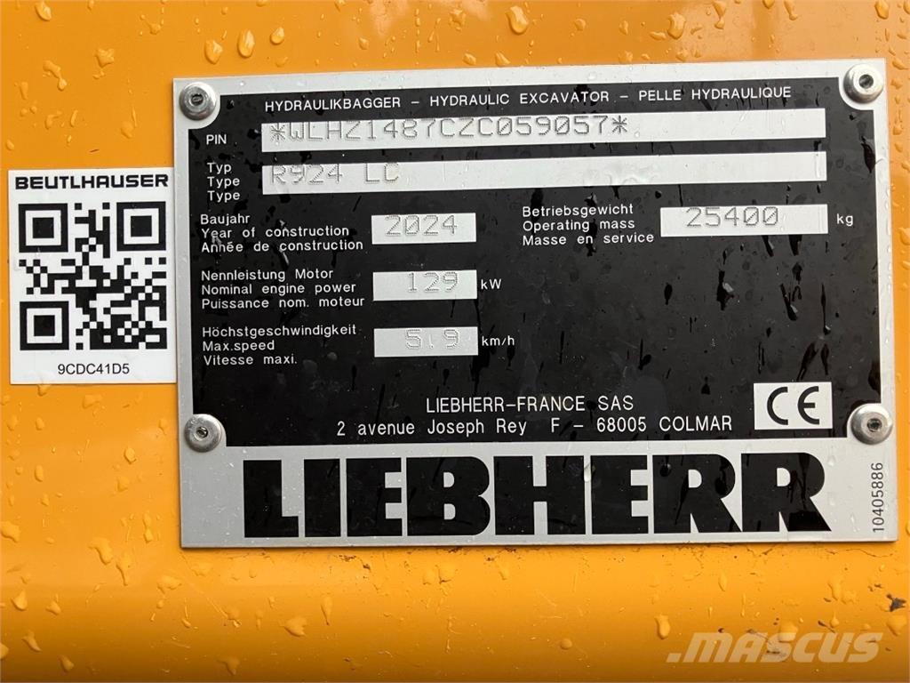 Liebherr R924 Bandgrävare