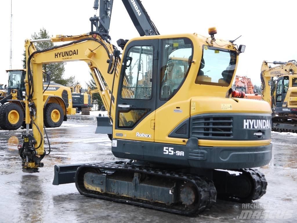 Hyundai R 55-9A Minigrävare < 7t
