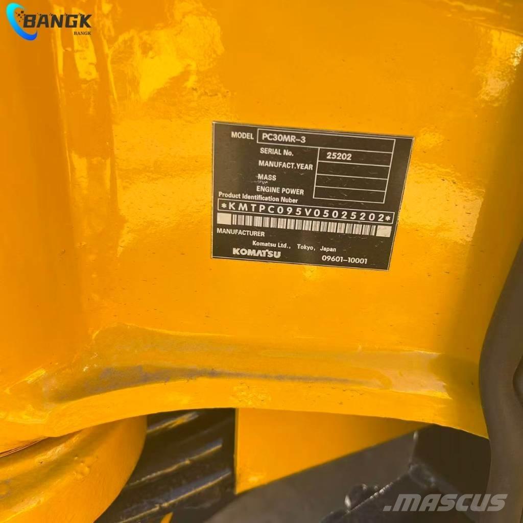 Komatsu PC 30 MR-3 Minigrävare < 7t