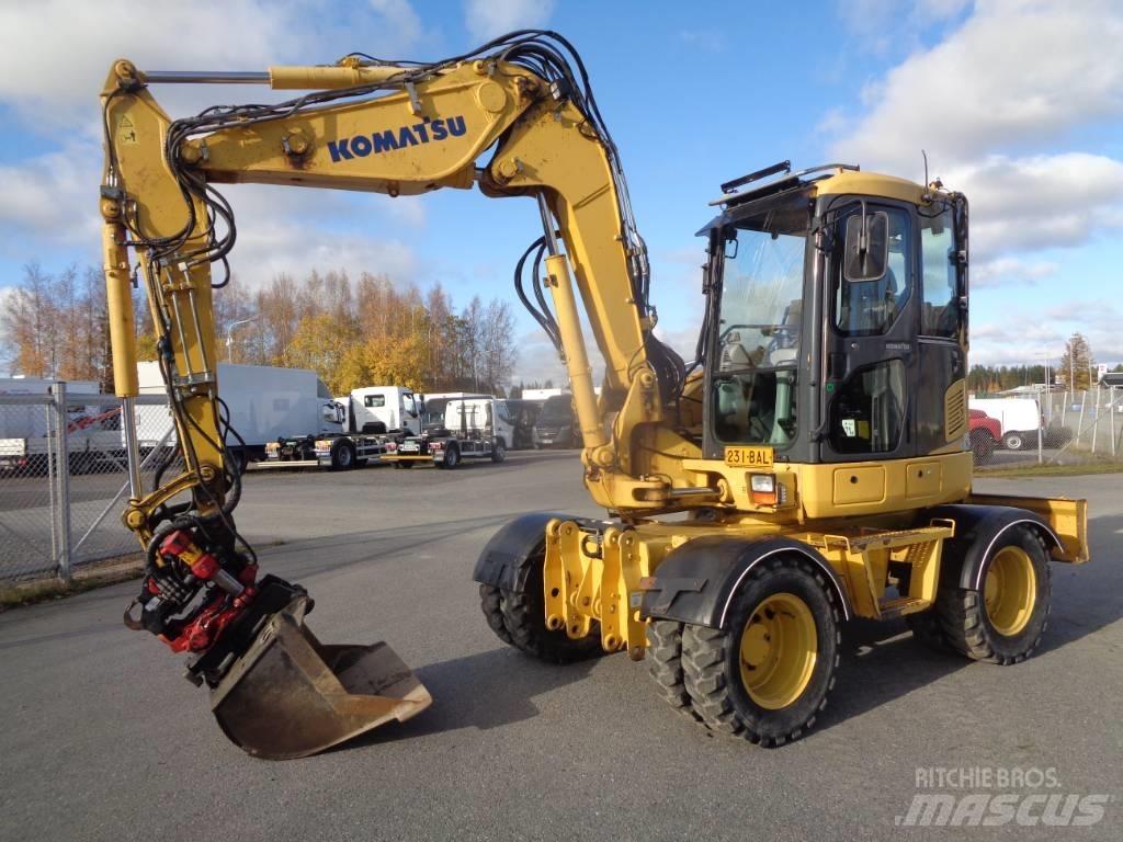Komatsu PW 98 MR-6 Hjulgrävare