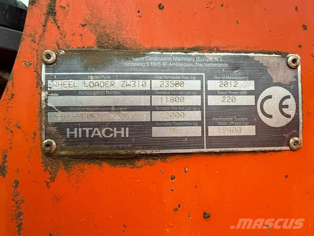 Hitachi ZW 310 Entreprenad - Övrigt