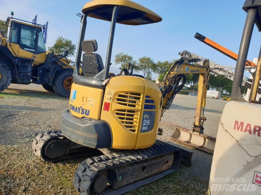 Komatsu PC26MR-3 Minigrävare < 7t