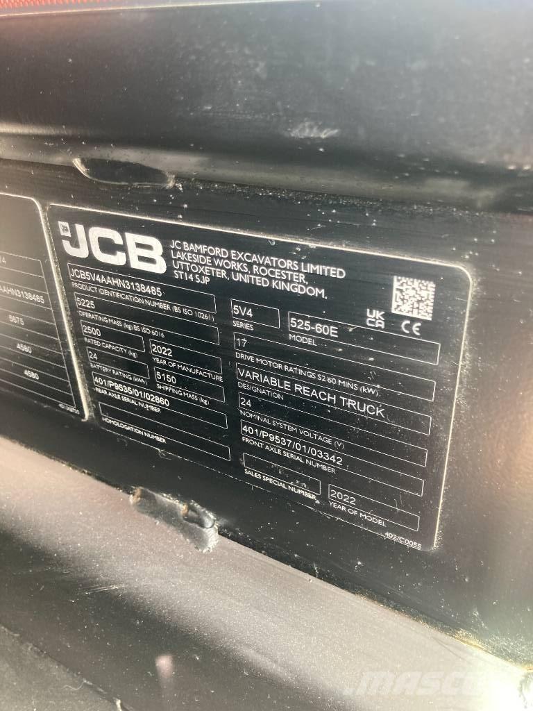 JCB 525-60 E Teleskoplastare