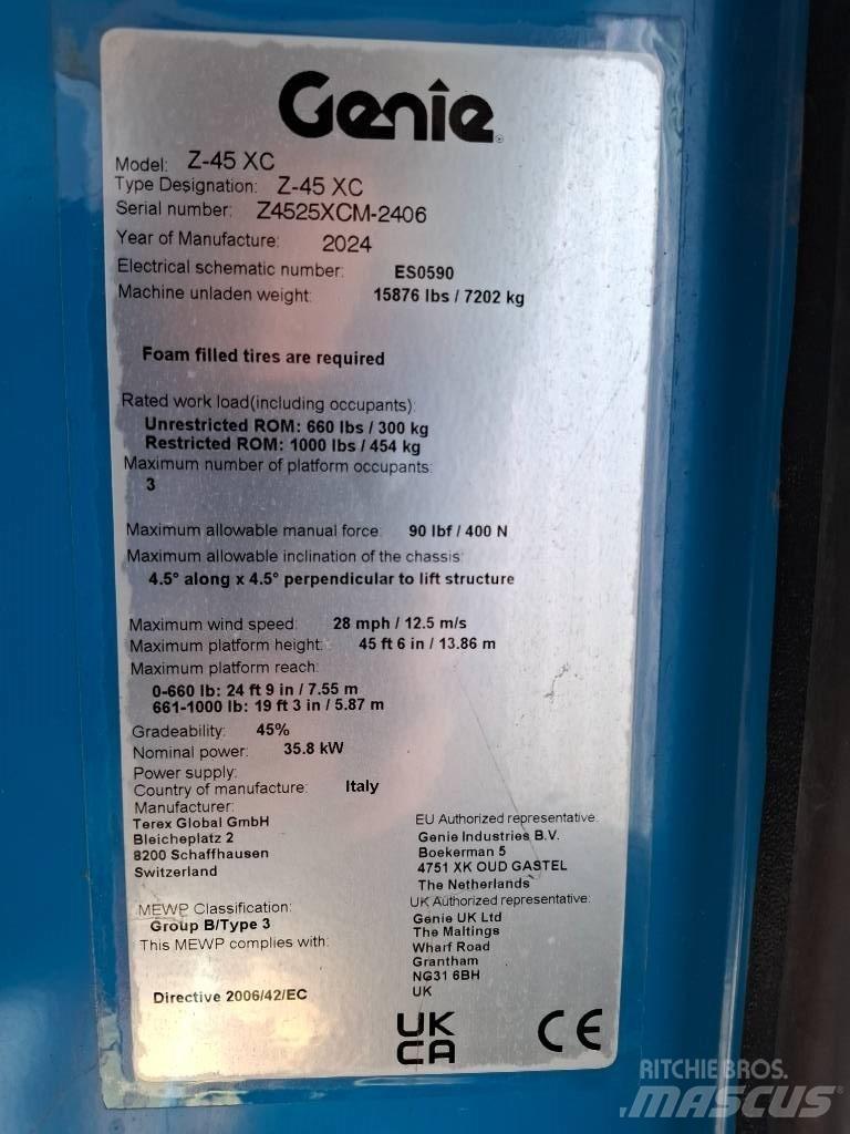 Genie Z 45 Bomliftar