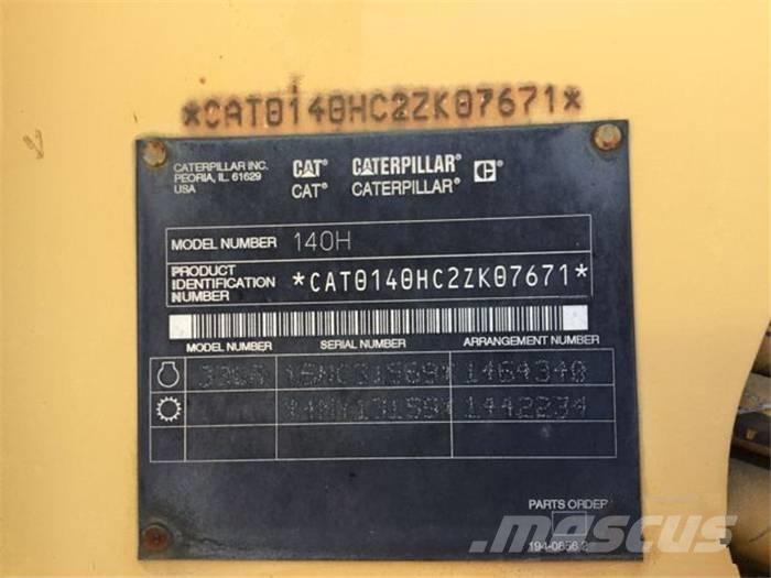 CAT 140 H Väghyvlar