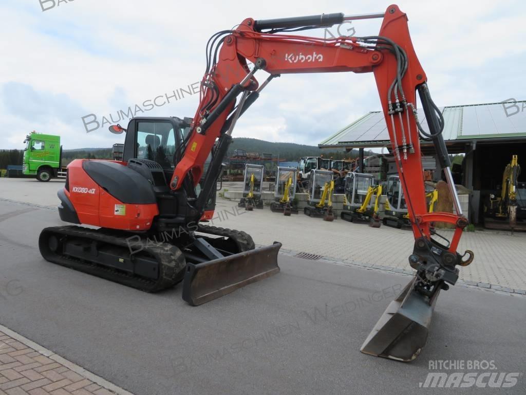 Kubota KX 080-4 Minigrävare < 7t