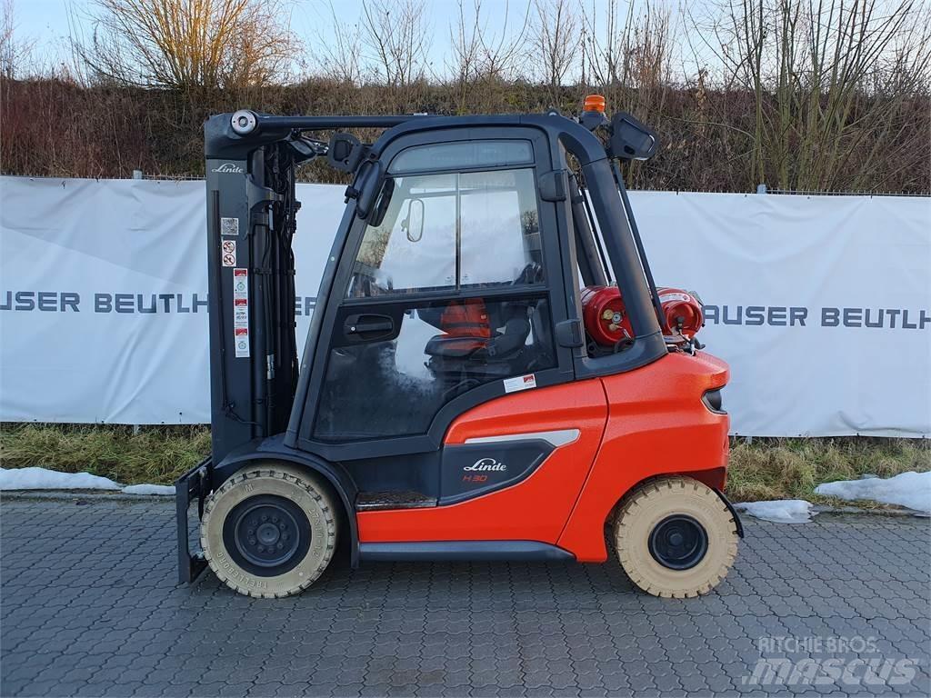 Linde H30T Gasolmotviktstruckar