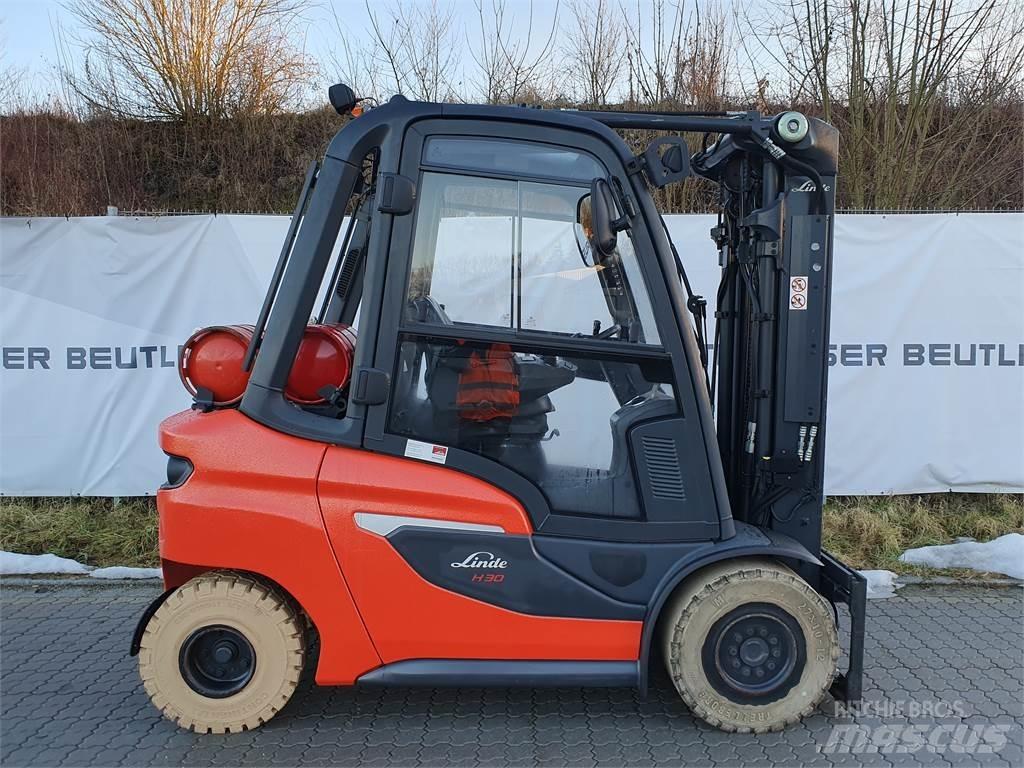 Linde H30T Gasolmotviktstruckar