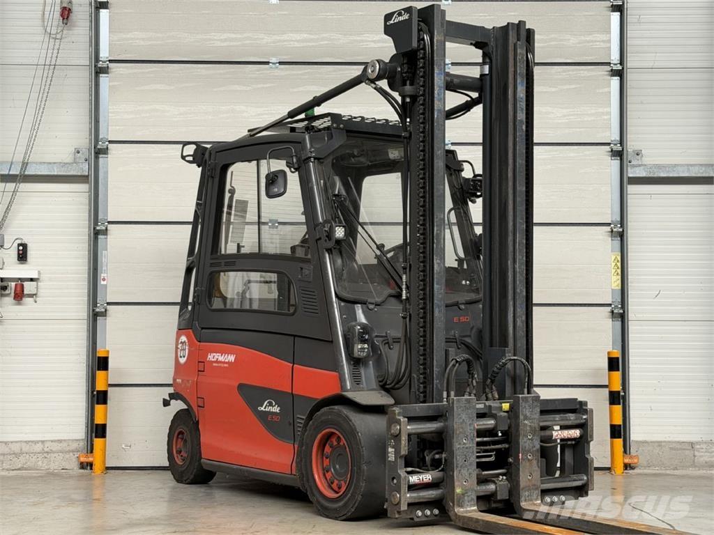 Linde E50HL-01 Elmotviktstruckar