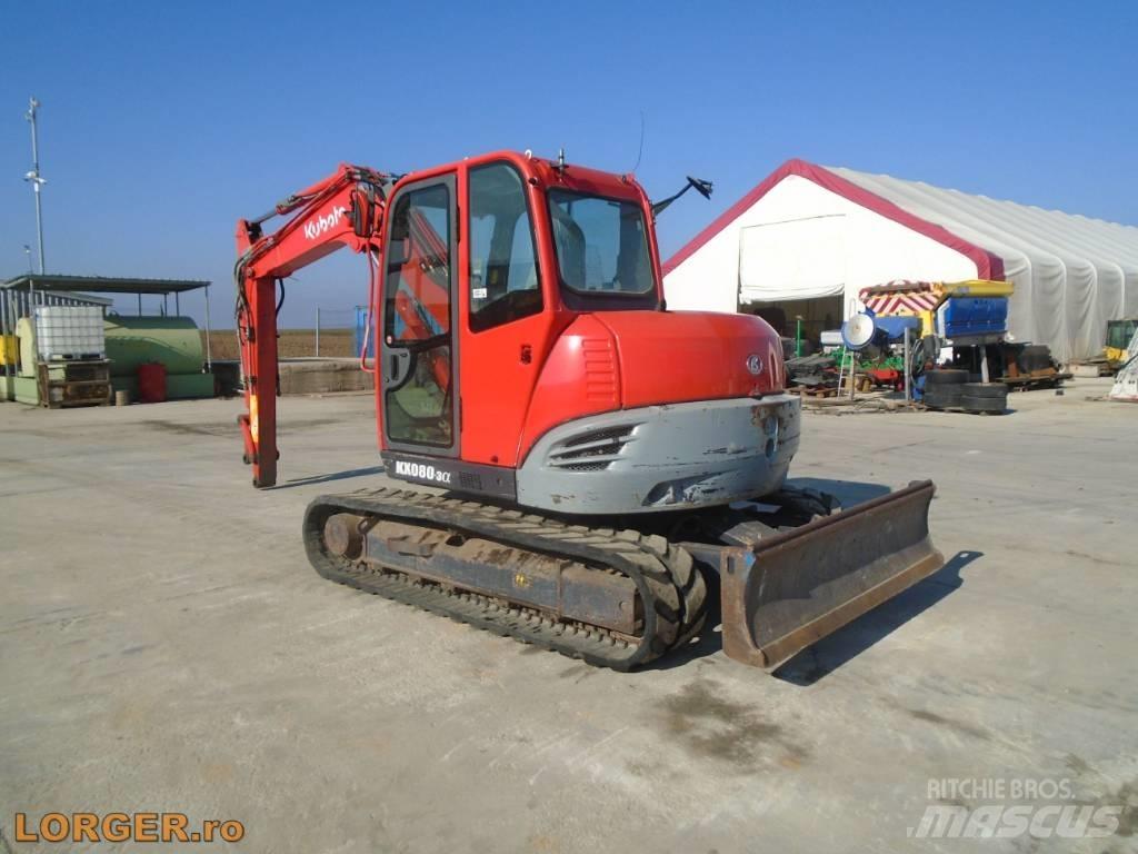 Kubota KX 080-3 Bandgrävare
