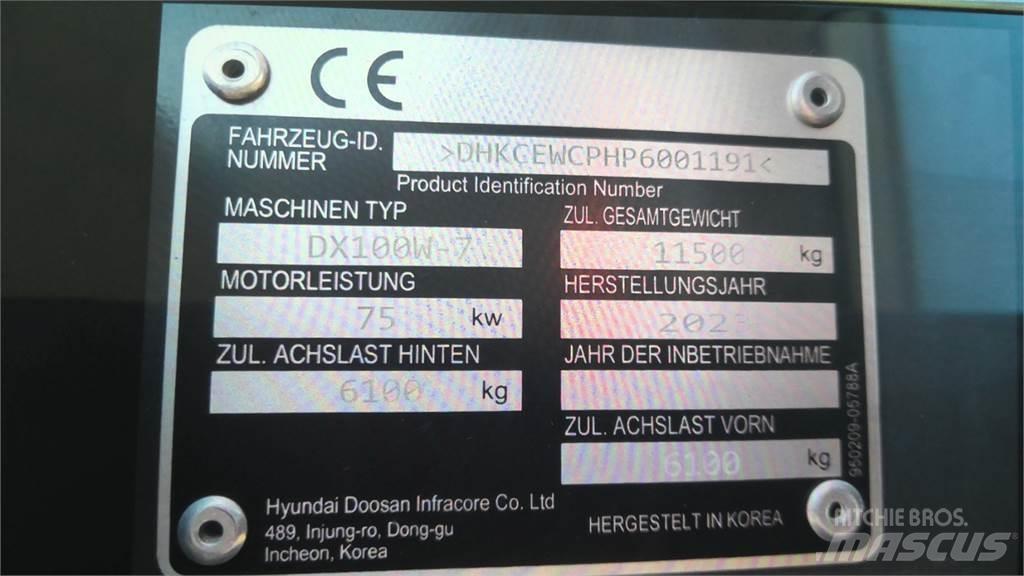 Develon DX100W-7 Hjulgrävare