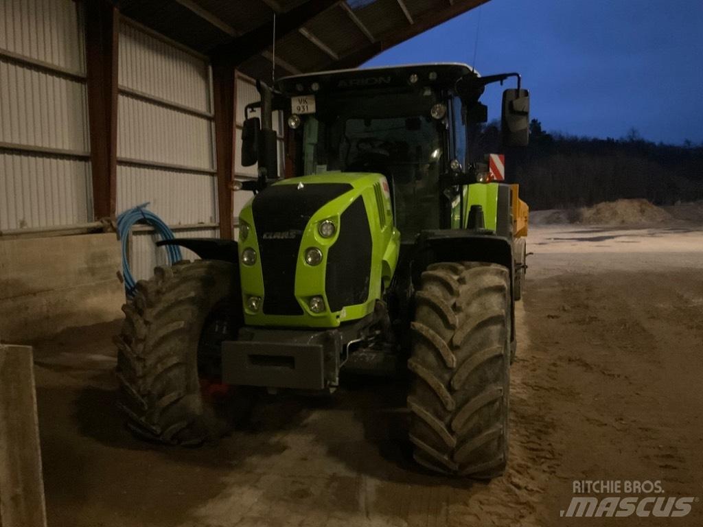 CLAAS ARION 650 cis + Traktorer