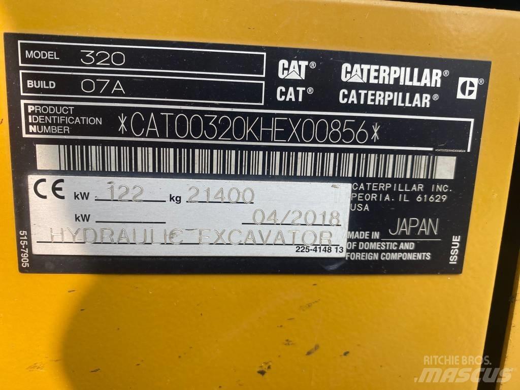 CAT 320 Bandgrävare