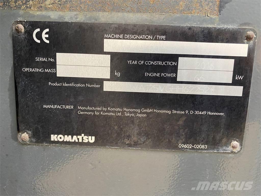 Komatsu WA100-7 Kompaktlastare