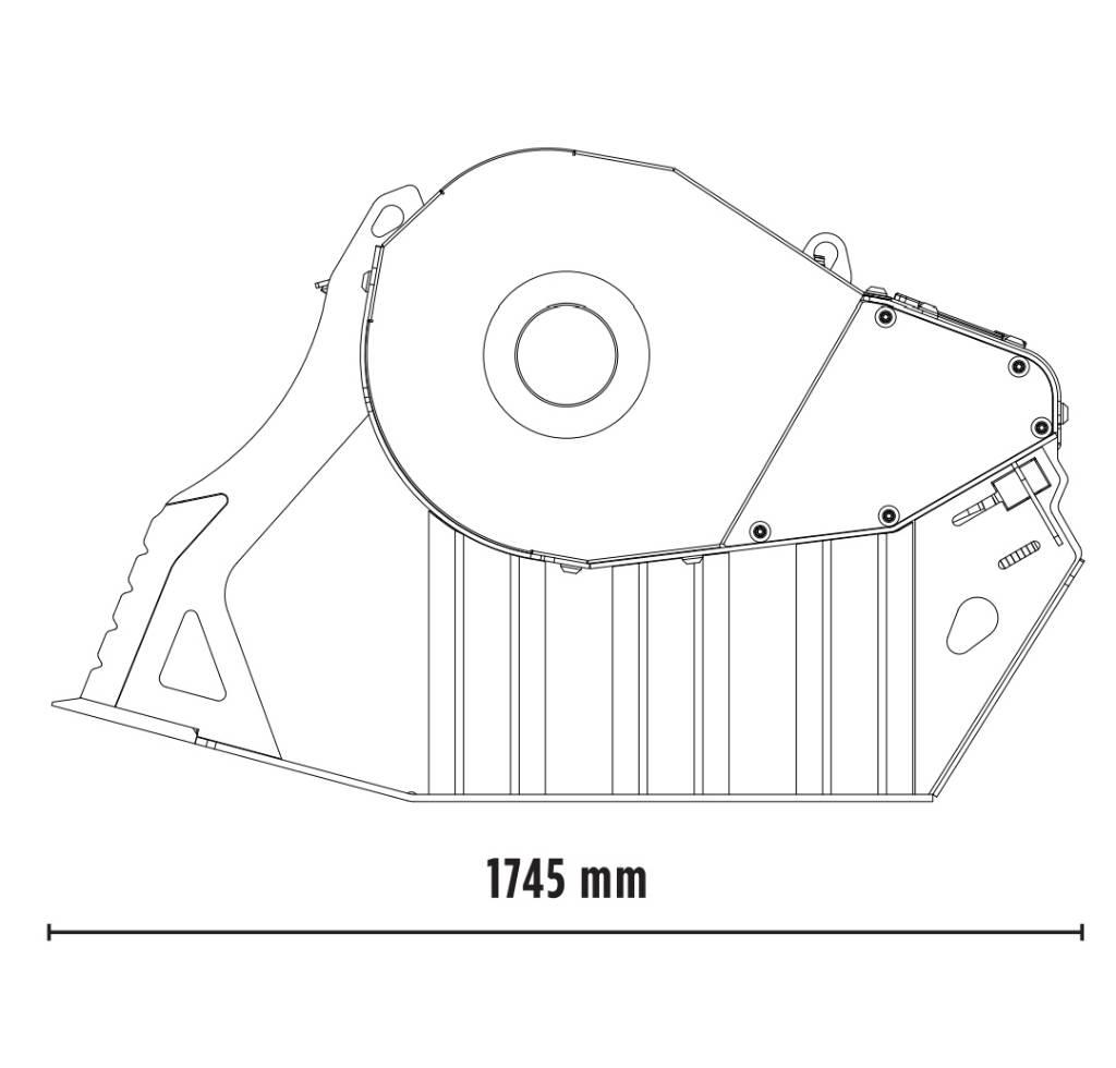 MB Crusher BF60.1 S4 Krossar för Entreprenad