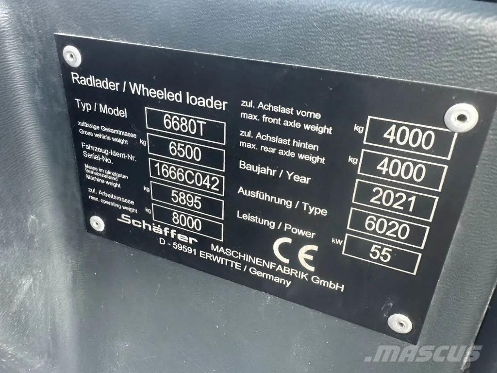 Schäffer 6080T Teleskopiska hjullastare