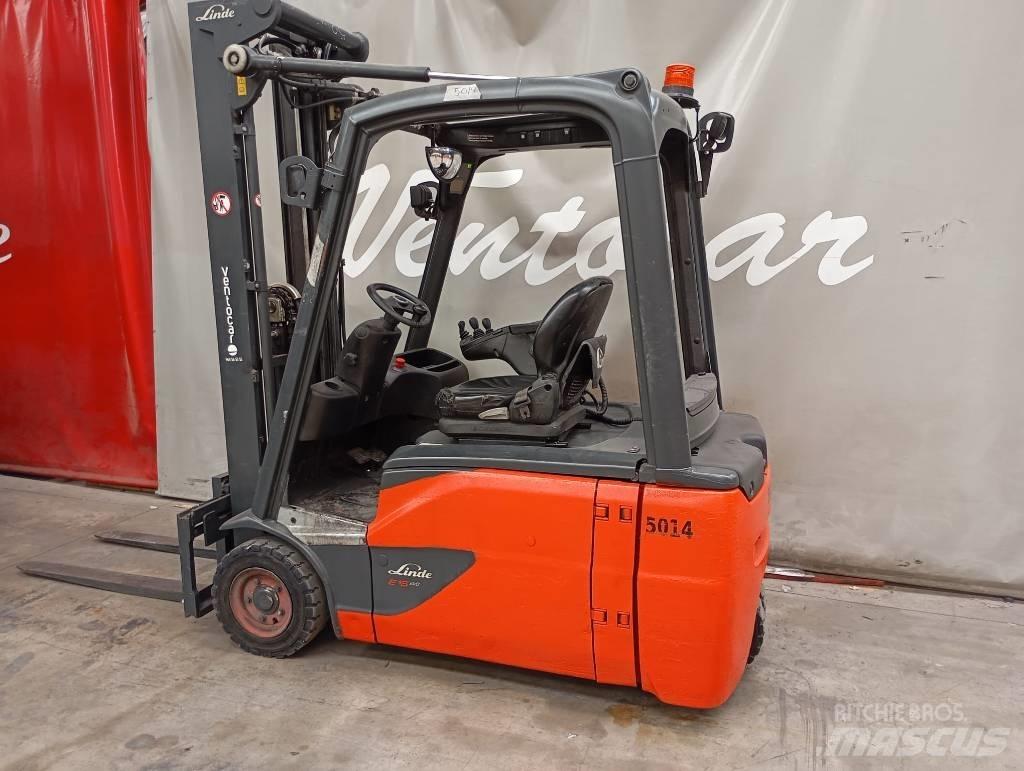 Linde E 16 Elmotviktstruckar