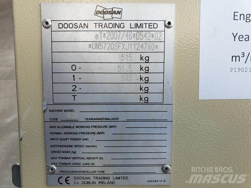 Doosan 7 / 20 Kompressorer
