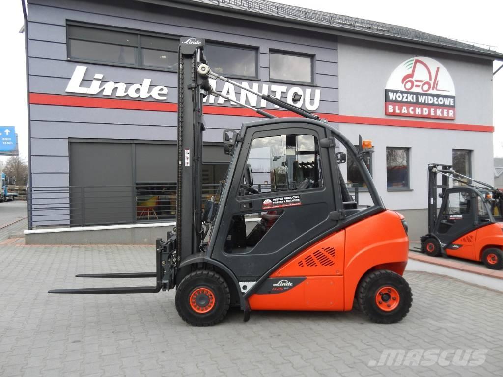 Linde H25D-02 Dieselmotviktstruckar