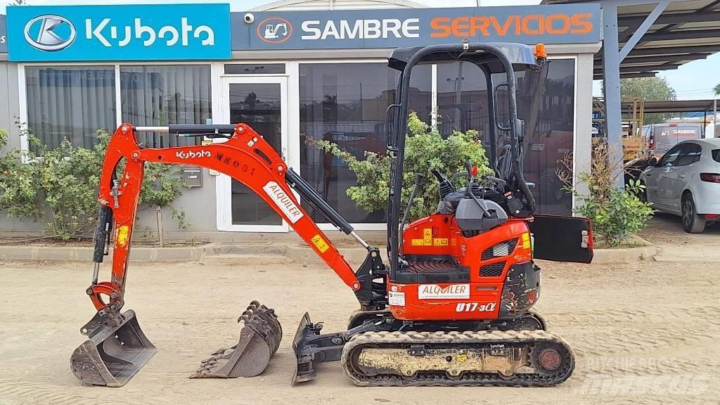 Kubota U 17-3a Minigrävare < 7t