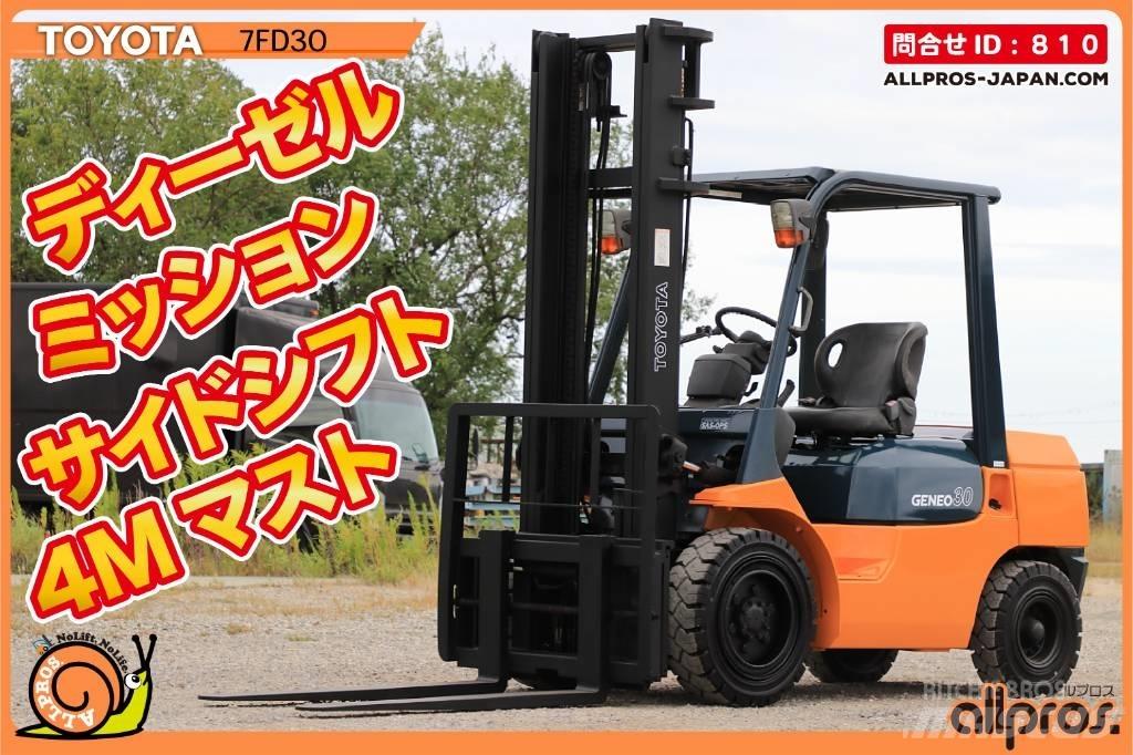 Toyota 7 FD 30 Dieselmotviktstruckar
