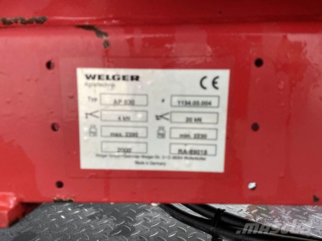 Welger AP 830 Fyrkantspressar