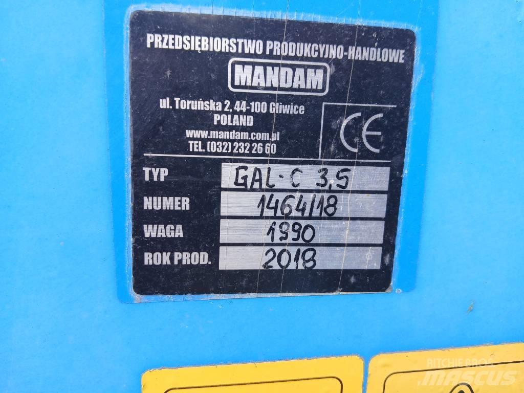 Mandam GAL C 3,5 Tallriksredskap