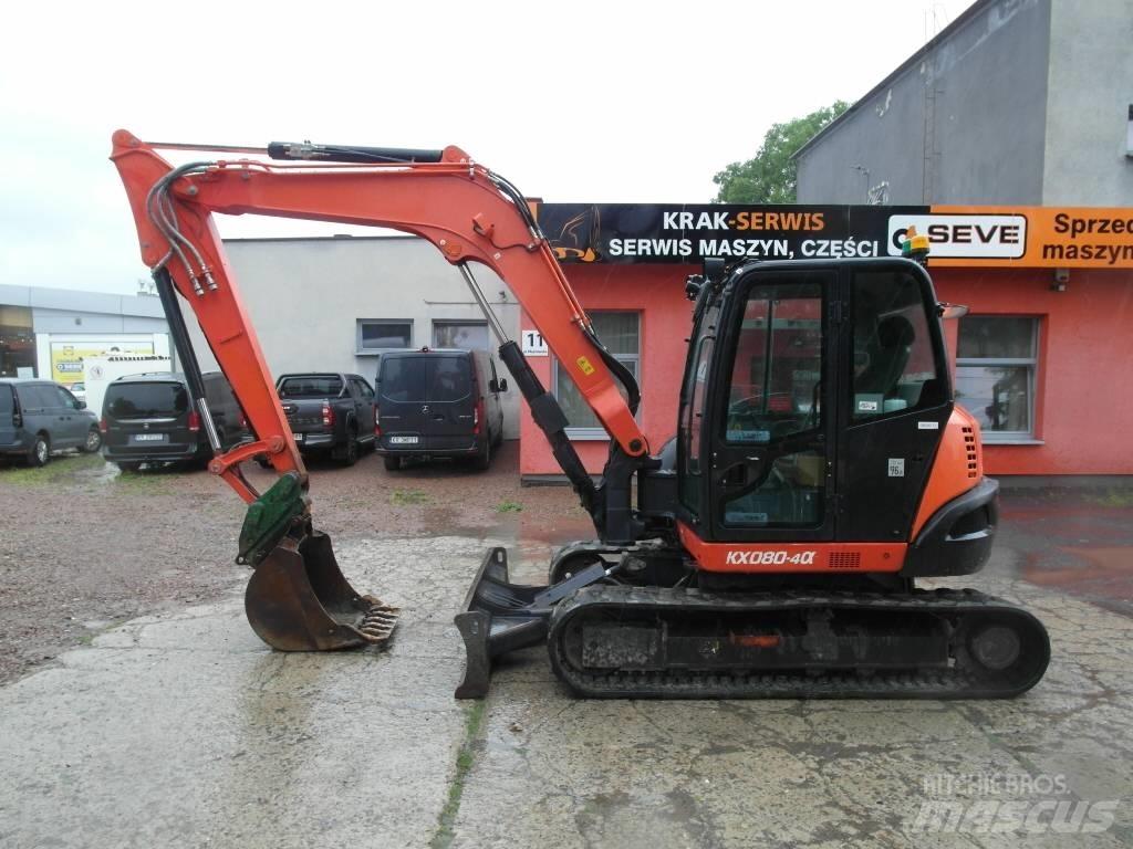 Kubota KX 080-4 Midigrävmaskiner 7t - 12t