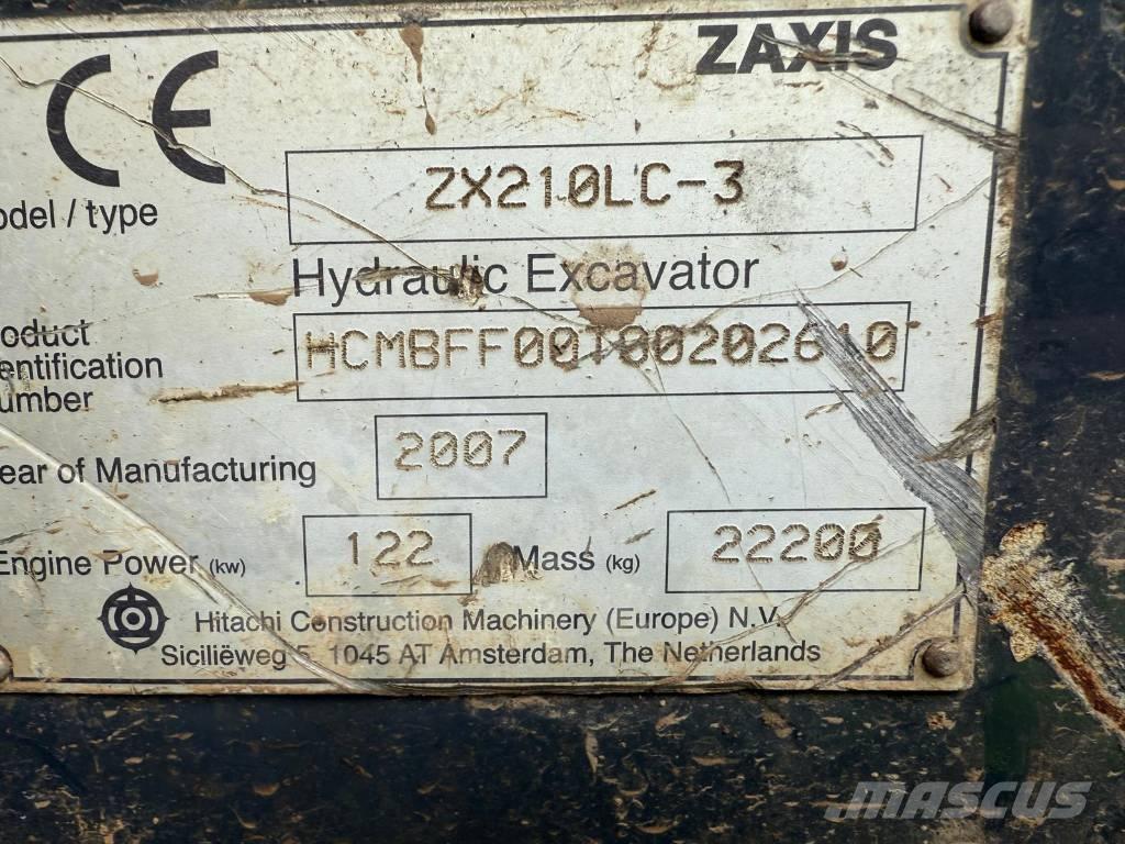 Hitachi ZX 210 LC-3 Bandgrävare