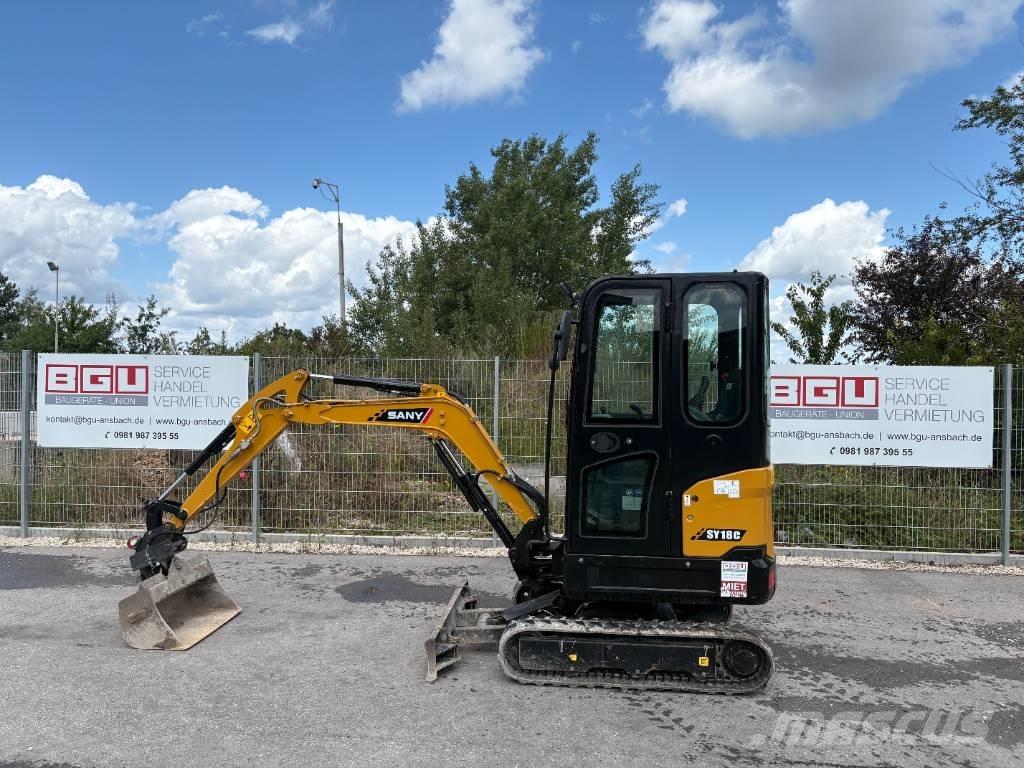 Sany SY 18 C Minigrävare < 7t