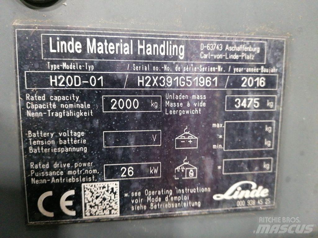 Linde H20D-01 Dieselmotviktstruckar
