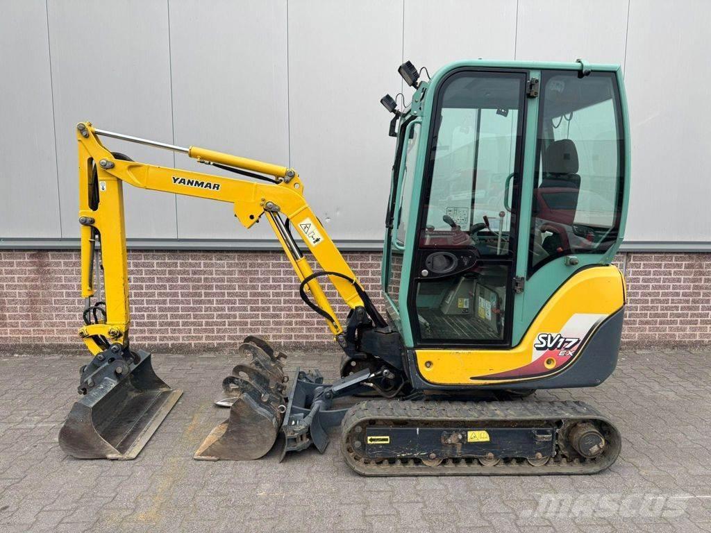 Yanmar YAN SV17EX Minigrävare < 7t
