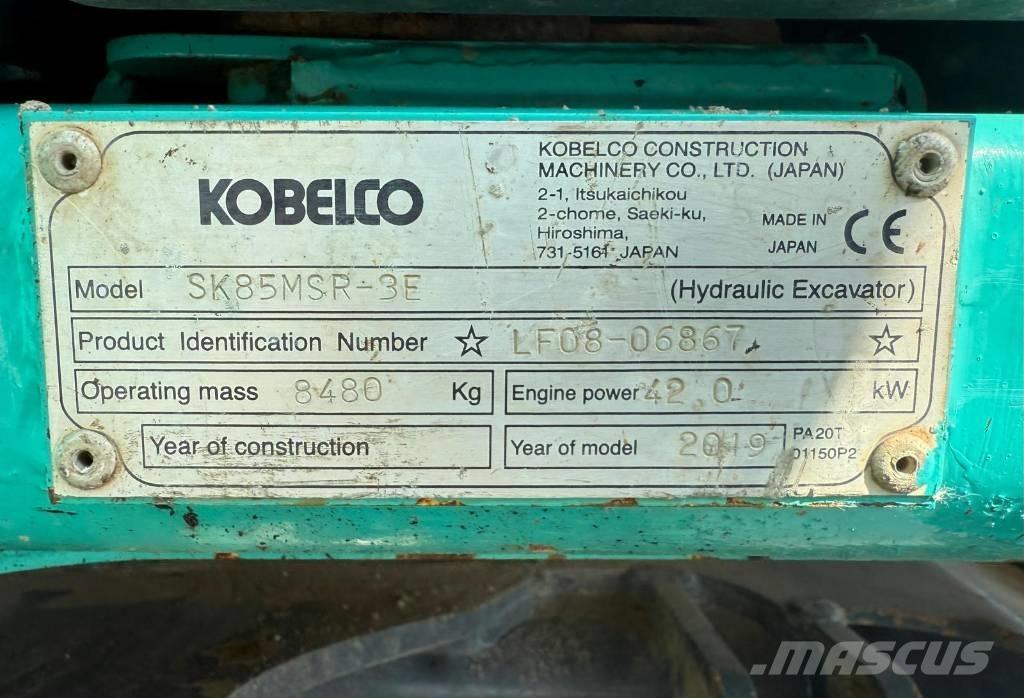 Kobelco SK 85 MSR-3 Midigrävmaskiner 7t - 12t