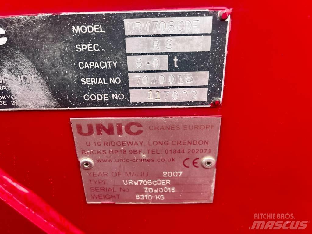 Unic URW 706 Minikranar