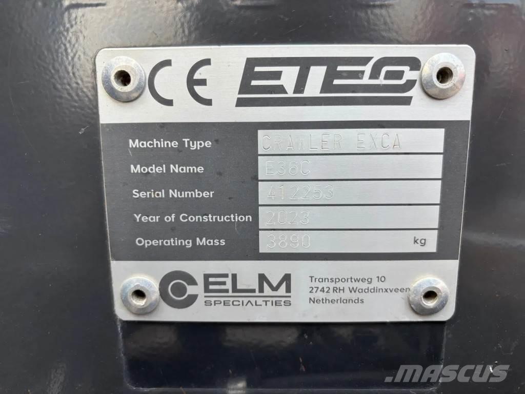 Etec E36C Minigrävare < 7t