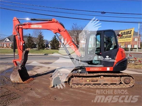 Kubota KX080-4 Bandgrävare