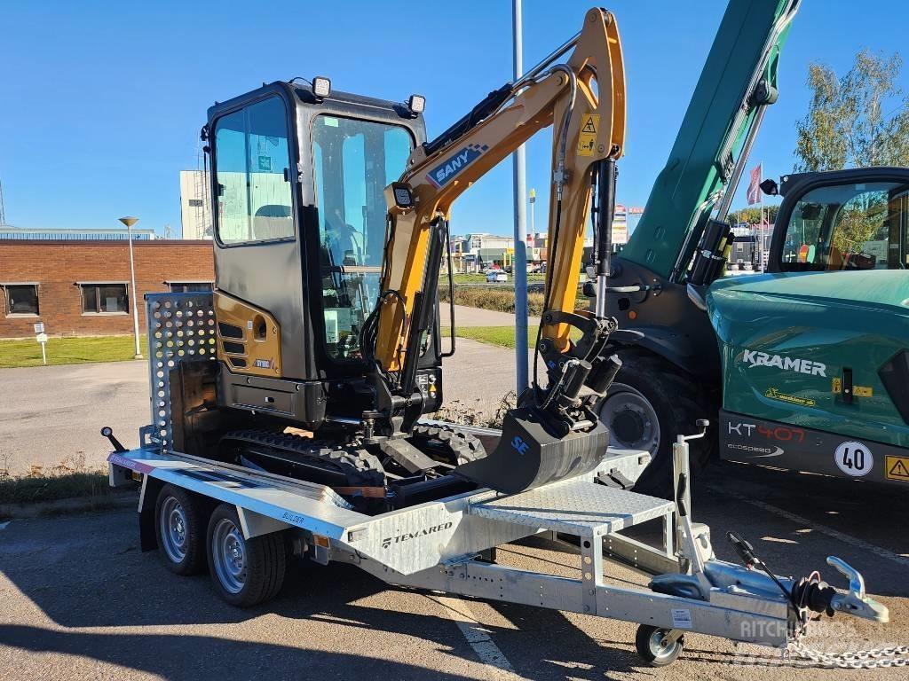 Sany 1.8 T Med Släp Minigrävare < 7t