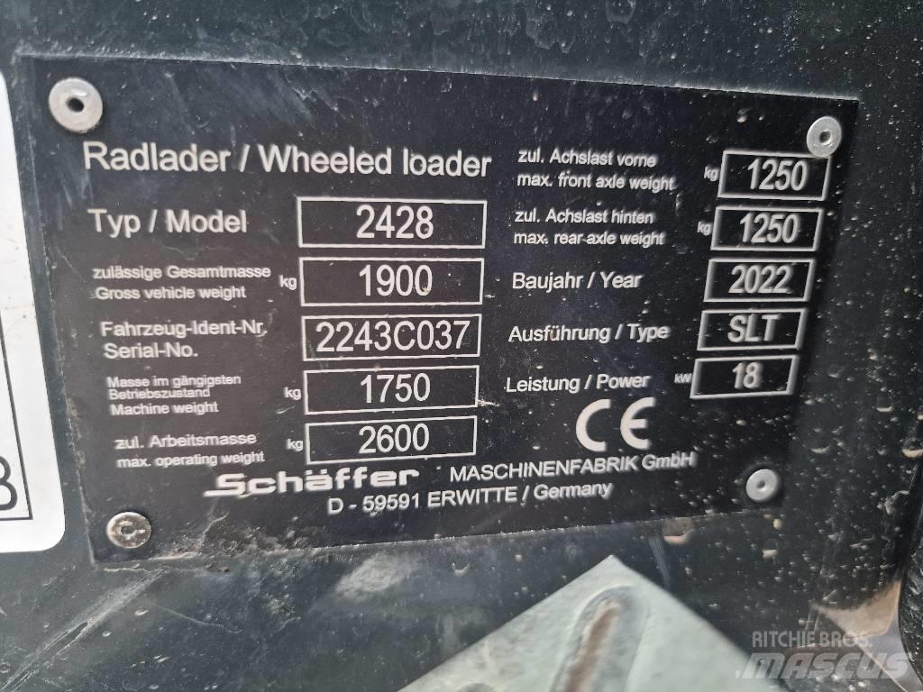 Schäffer 2428 SLT Hjullastare