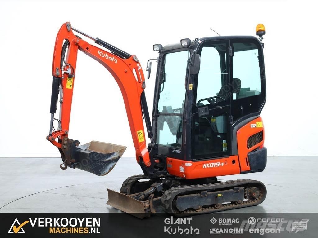 Kubota KX019-4 Minigrävare < 7t