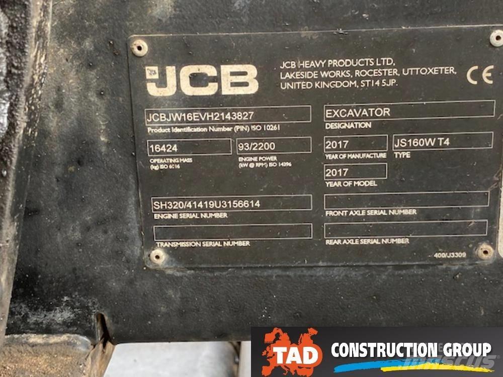 JCB JS 160 W Hjulgrävare