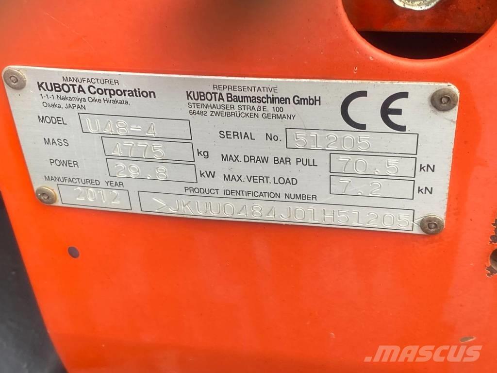 Kubota U 48-4 Minigrävare < 7t