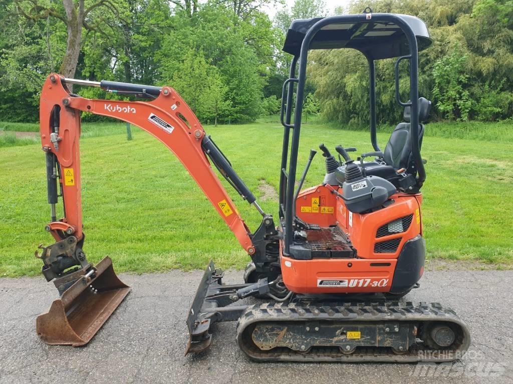 Kubota U 17-3a Minigrävare < 7t